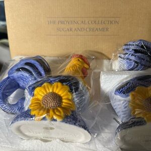 Avon (Vintage) THE PROVENÇAL COLLECTION SUGAR AND CREAMER-3pc